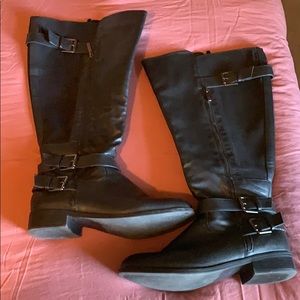 Black wide calf Torrid boots sz 11